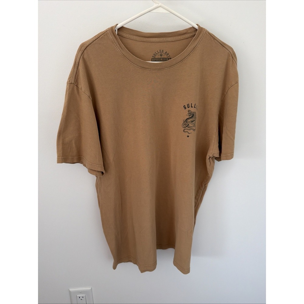 Sullen Art Collective T-Shirt Men Large Brown Excellent Snake Graphic Art
